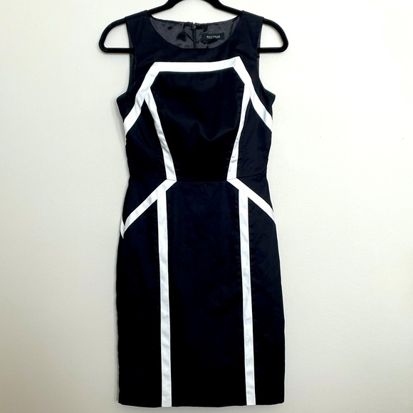 White House Black Market Dresses & Skirts - 🥰 WHBM Black white contrast sheath dress